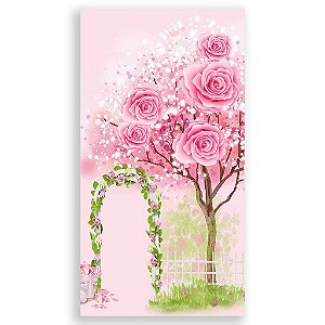 Capa Mini Faixa Lateral Sublimado - Safari Rosa