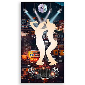 Capa Mini Faixa Lateral Sublimado - Baile Funk