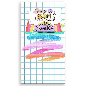 Capa Mini Faixa Lateral Sublimado - Dia das Criancas