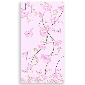 Capa Mini Faixa Lateral Sublimado - Boboleta Floral