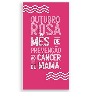 Capa Mini Faixa Lateral Sublimado - Outubro Rosa