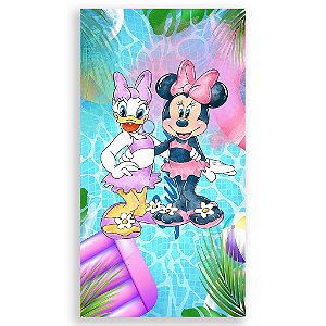 Capa Mini Faixa Lateral Sublimado - Minnie e Margarida