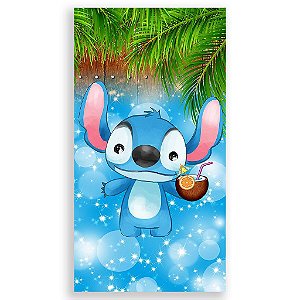 Capa Mini Faixa Lateral Sublimado - Lilo e Stitch