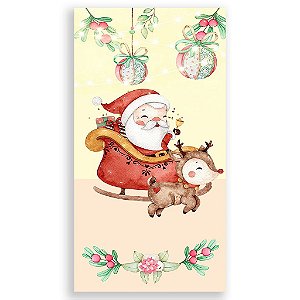 Capa Mini Faixa Lateral Sublimado - Natal - Ano Novo