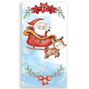 Capa Mini Faixa Lateral Sublimado - Natal - Ano Novo