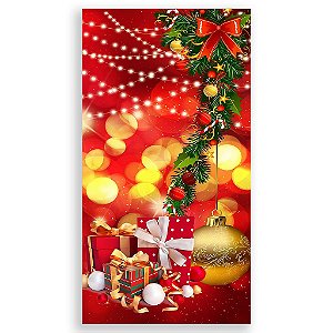 Capa Mini Faixa Lateral Sublimado - Natal - Ano Novo