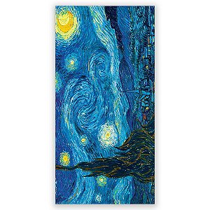 Capa Mini Faixa Lateral Sublimado - Noite Estrelada Van Gogh