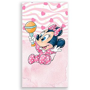 Capa Mini Faixa Lateral Sublimado - Minnie Baby