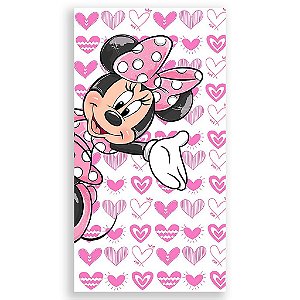 Capa Mini Faixa Lateral Sublimado - Minnie Rosa