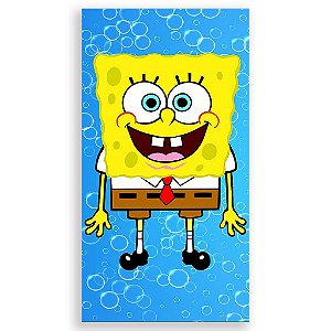 Capa Mini Faixa Lateral Sublimado - Bob Esponja