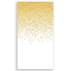 Capa Mini Faixa Lateral Sublimado - Glitter Dourado Branco