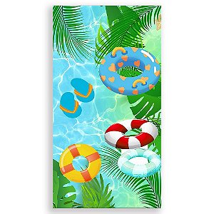 Capa Mini Faixa Lateral Sublimado - Pool Party