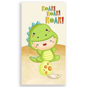 Capa Mini Faixa Lateral Sublimado - Dino Baby