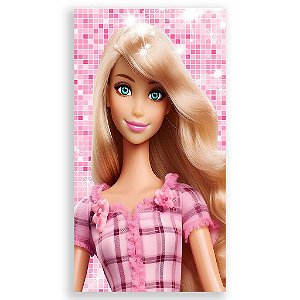 Capa Mini Faixa Lateral Sublimado - Barbie