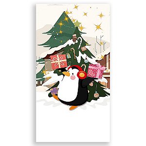Capa Mini Faixa Lateral Sublimado - Natal Ano Novo