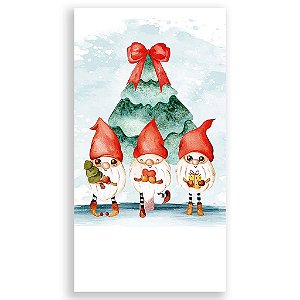 Capa Mini Faixa Lateral Sublimado - Natal Ano Novo