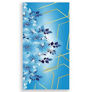 Capa Mini Faixa Lateral Sublimado - Arabesco Floral