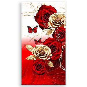 Capa Mini Faixa Lateral Sublimado - Borboleta Floral
