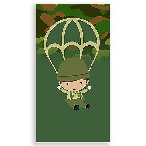 Capa Mini Faixa Lateral Sublimado - Exercito Baby