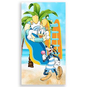 Capa Mini Faixa Lateral Sublimado - Mickey Pool Party