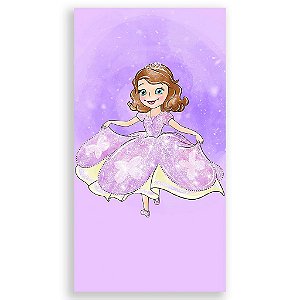Capa Mini Faixa Lateral Sublimado - Princesa Sofia