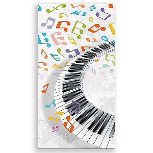 Capa Mini Faixa Lateral Sublimado - Nota Musical