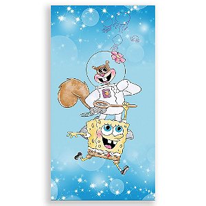 Capa Mini Faixa Lateral Sublimado - Bob Esponja