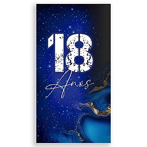 Capa Mini Faixa Lateral Sublimado - 18 Anos