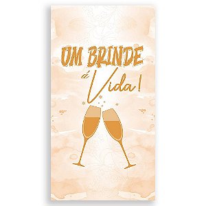 Capa Mini Faixa Lateral Sublimado - Um Brinde a Vida