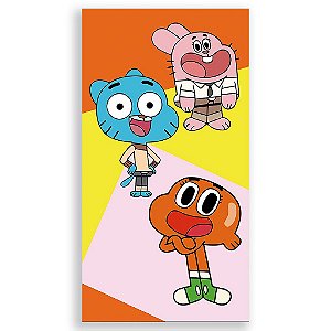 Capa Mini Faixa Lateral Sublimado - O Incrivel Mundo de Gumball