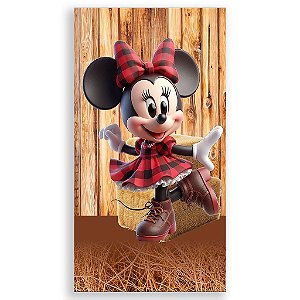 Capa Mini Faixa Lateral Sublimado - Mickey Fazendinha