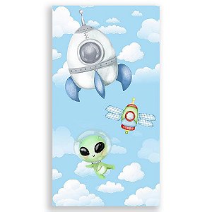 Capa Mini Faixa Lateral Sublimado - Astronauta Galaxia