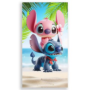 Capa Mini Faixa Lateral Sublimado - Lilo E Stitch