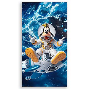 Capa Mini Faixa Lateral Sublimado - Mickey Astronauta