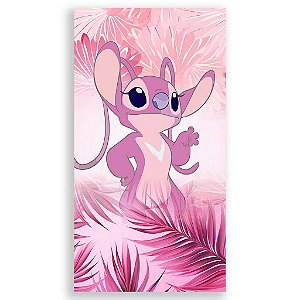 Capa Mini Faixa Lateral Sublimado - Lilo E Stitch Rosa
