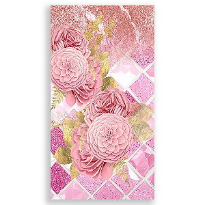 Capa Mini Faixa Lateral Sublimado - Floral