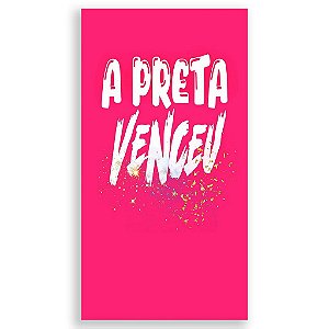 Capa Mini Faixa Lateral Sublimado - A Preta Venceu