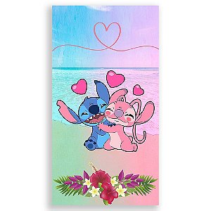 Capa Mini Faixa Lateral Sublimado - Lilo e Stitch