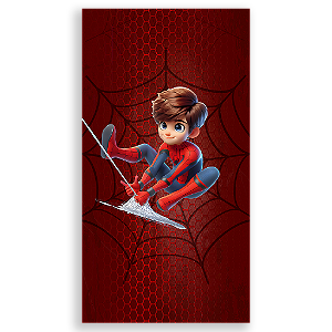 Capa Mini Faixa Lateral Sublimado - Homem Aranha