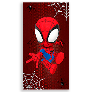 Capa Mini Faixa Lateral Sublimado - Homem Aranha