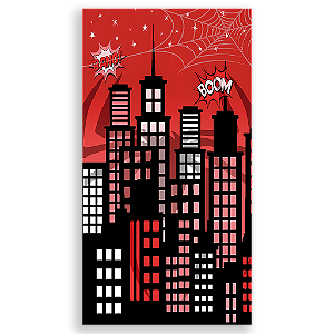 Capa Mini Faixa Lateral Sublimado - Homem Aranha
