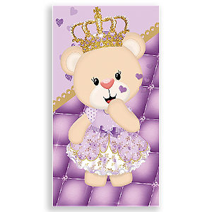 Capa Mini Faixa Lateral Sublimado - Ursinha Lilas