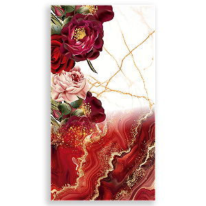 Capa Mini Faixa Lateral Sublimado - Floral