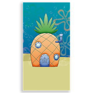 Capa Mini Faixa Lateral Sublimado - Bob Esponja