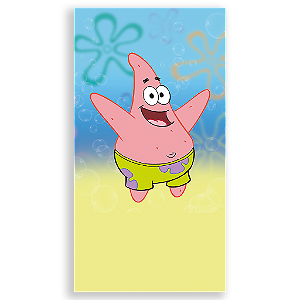 Capa Mini Faixa Lateral Sublimado - Bob Esponja