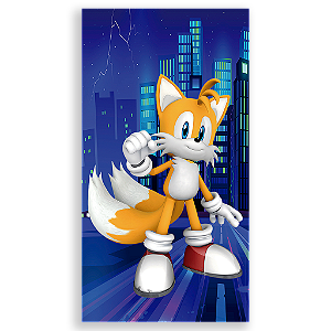 Capa Mini Faixa Lateral Sublimado - Sonic