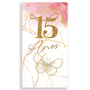 Capa Mini Faixa Lateral Sublimado - 15 Anos