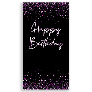 Capa Mini Faixa Lateral Sublimado - Happy Birthday