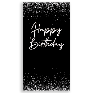 Capa Mini Faixa Lateral Sublimado - Happy Birthday