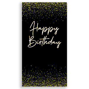 Capa Mini Faixa Lateral Sublimado - Happy Birthday